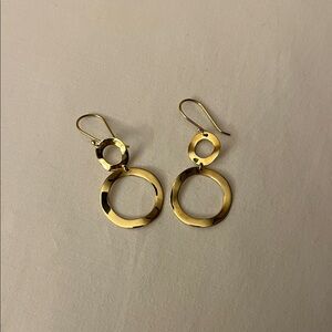 IPPOLITA 18K GOLD MINI SNOWMAN DANGLE EARRINGS